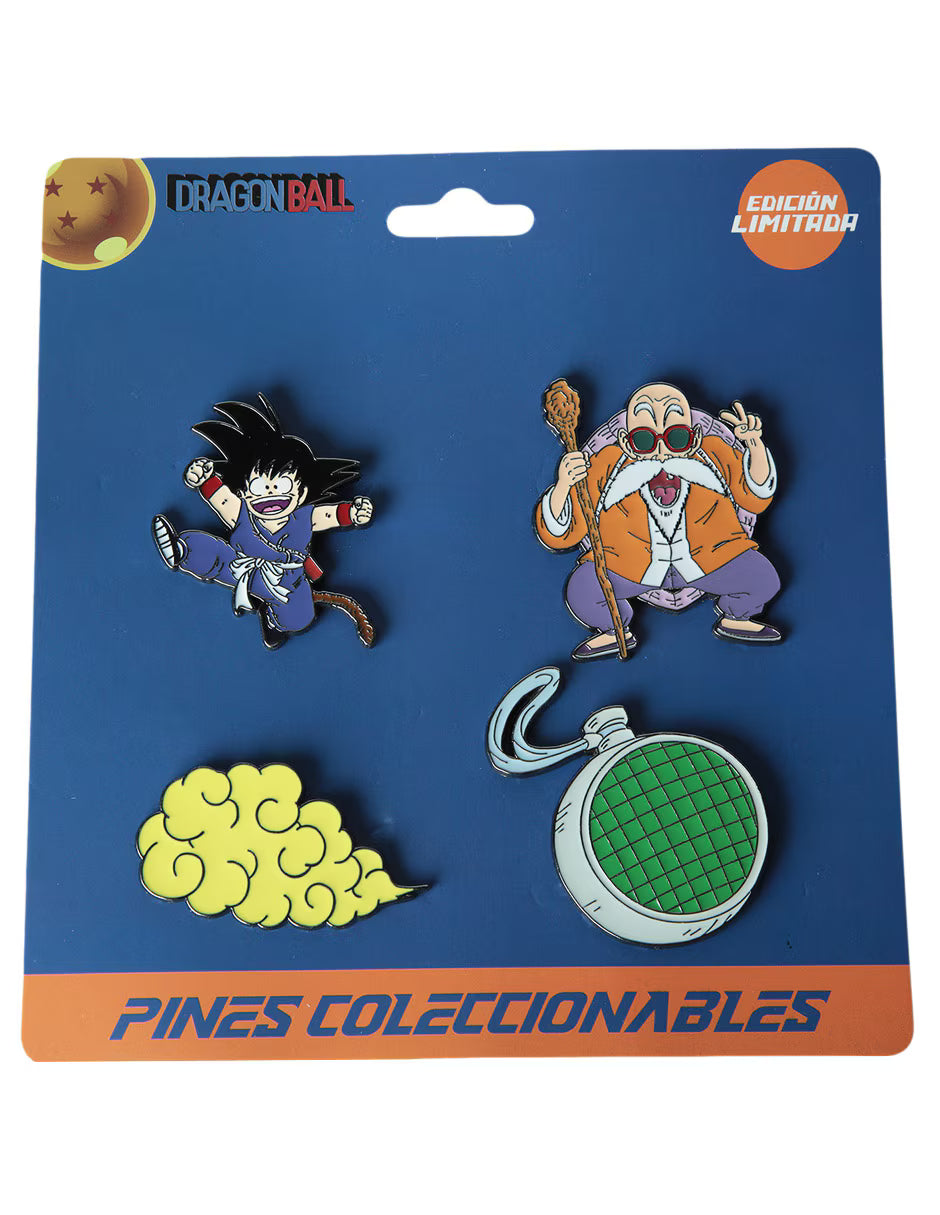 Set de Pines Metálicos Dragon Ball Z