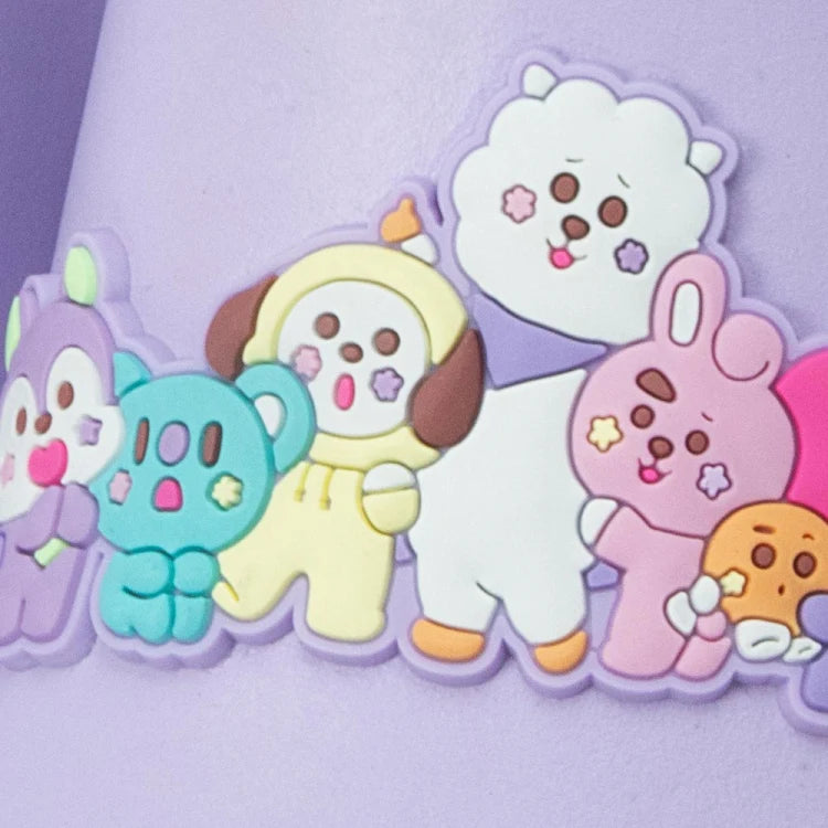 Sandalias Moradas BT21 – Now Always Forever