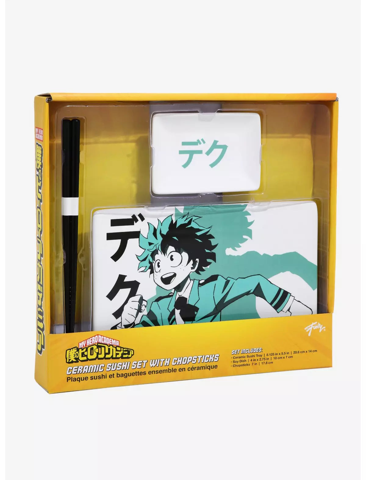 Set de sushi de Izuku Midoriya de My Hero Academia