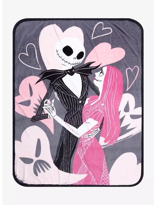 Frazada Disney de El Extraño Mundo de Jack Y Sally Love