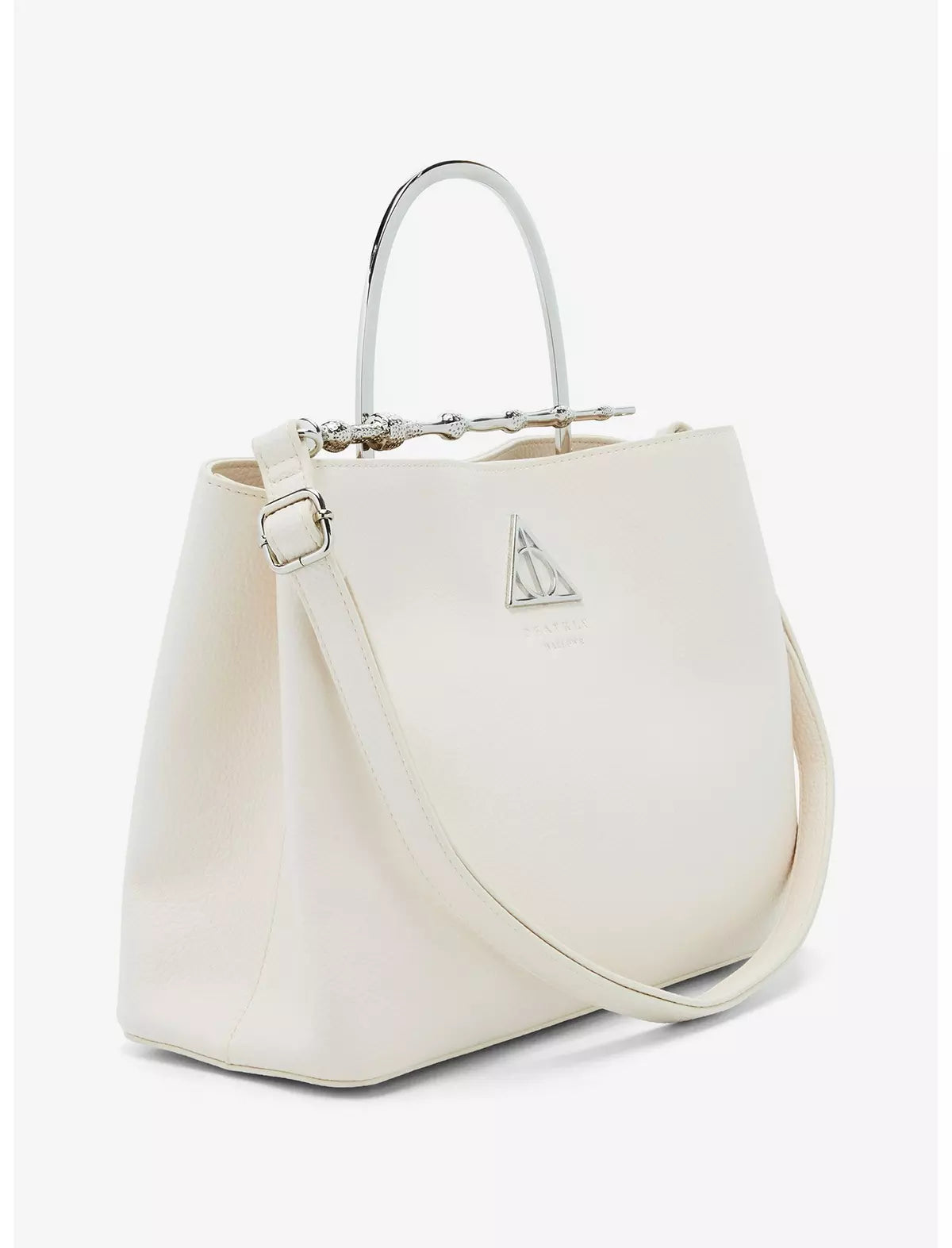 Bolso Loungefly Harry Potter con Varita de Saúco en Crema