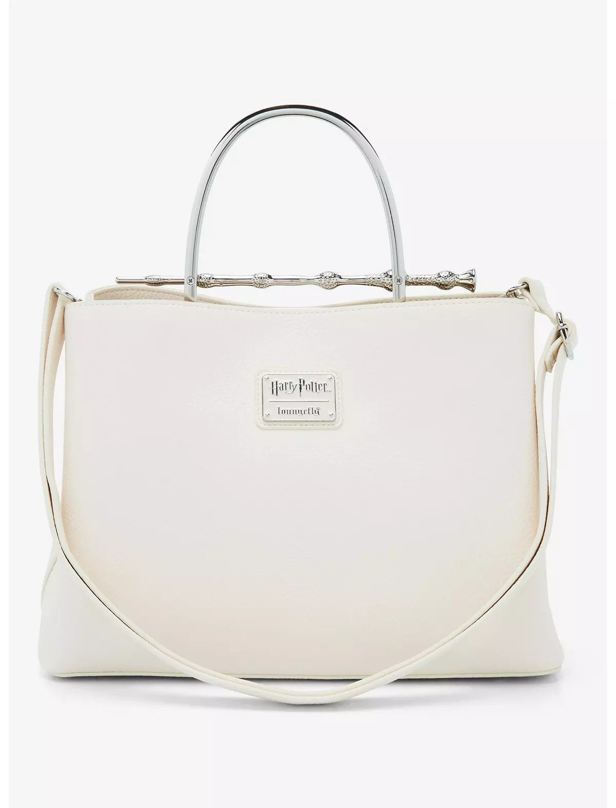 Bolso Loungefly Harry Potter con Varita de Saúco en Crema