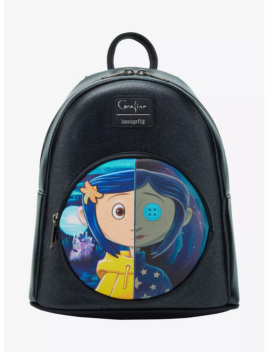 Mini Mochila Loungefly de Coraline