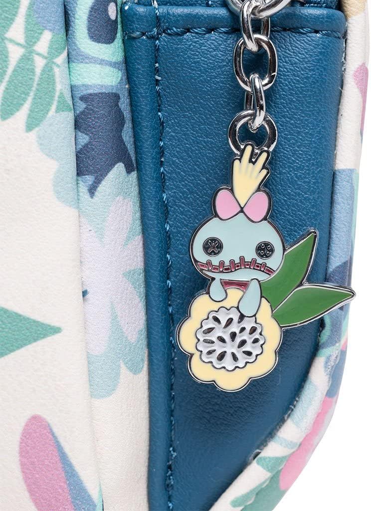 Mini Mochila Loungefly x Disney Lilo & Stitch - con Flores Hawaianas