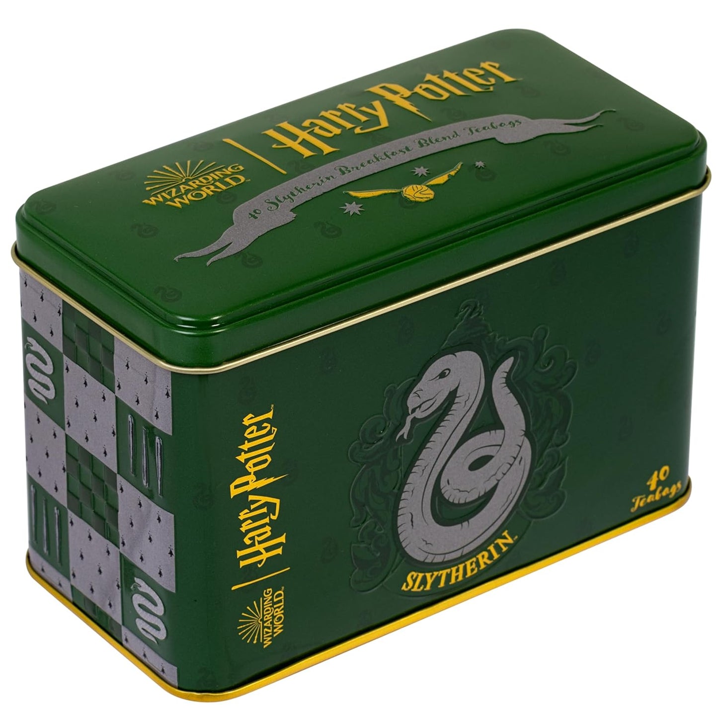 Lata de Té Black Harry Potter Slytherin – Coleccionable 40 Sobres