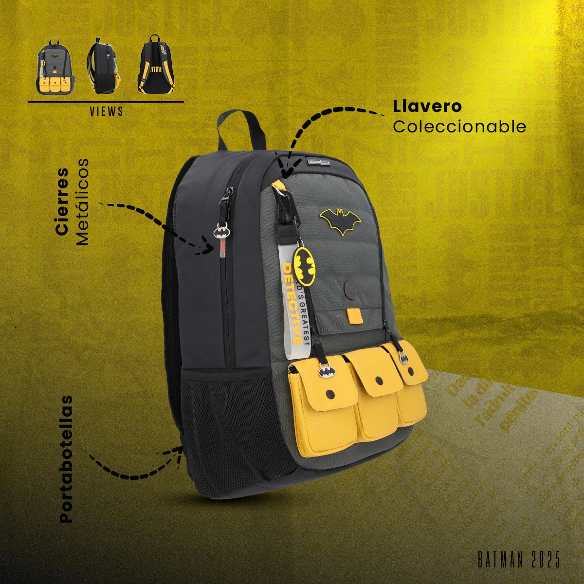 Mochila DC Comics - Batman Luxury Sport