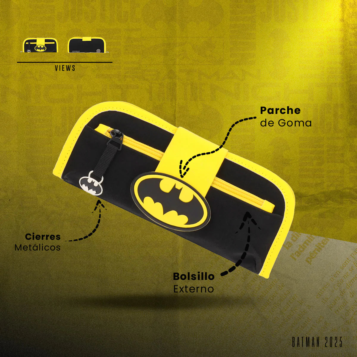 Lapicera DC Comics - Batman Black