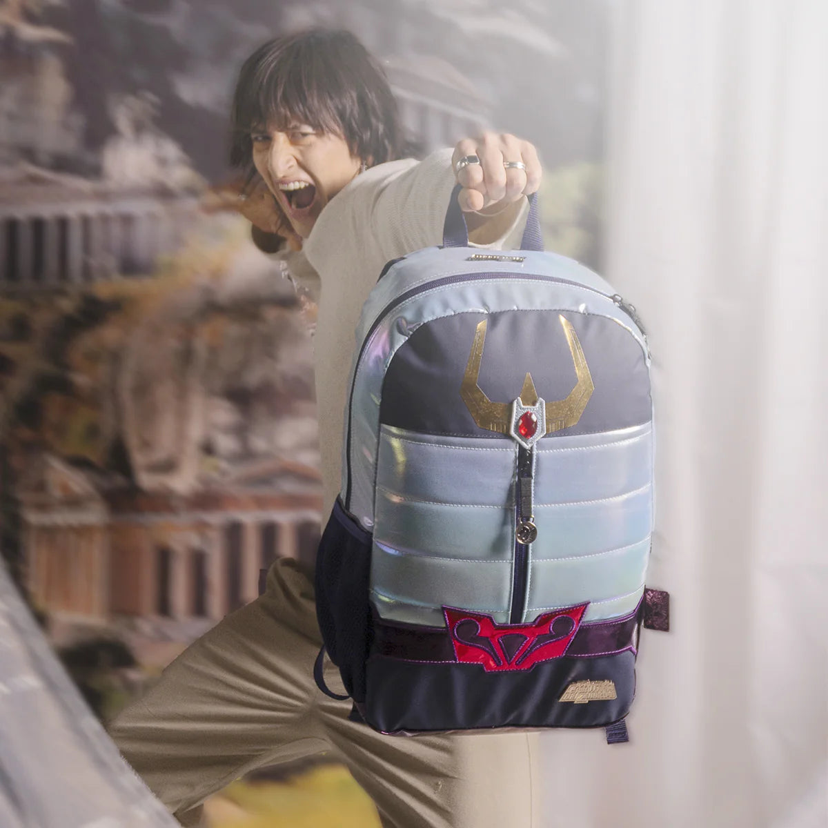 Mochila Caballeros Del Zodiaco - Fénix Armadura De Bronce