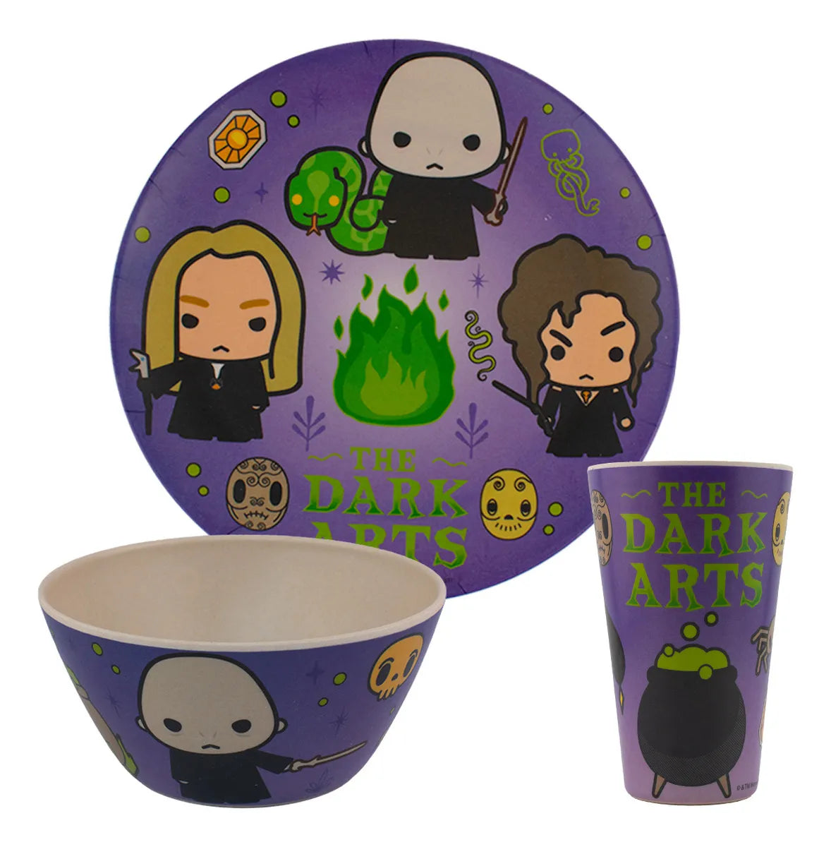 Vajilla De Bambú Harry Potter 12 Pzas
