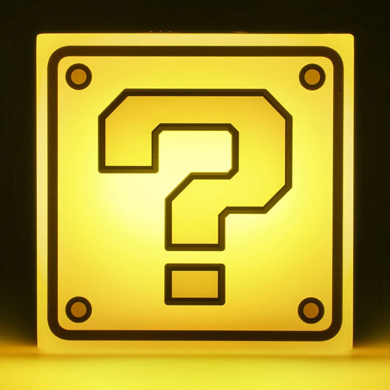 Mini Lampara Bloque de Preguntas Super Mario