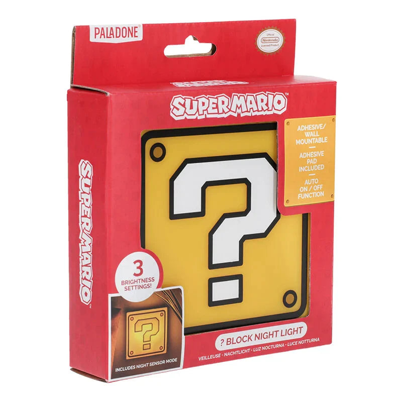 Mini Lampara Bloque de Preguntas Super Mario