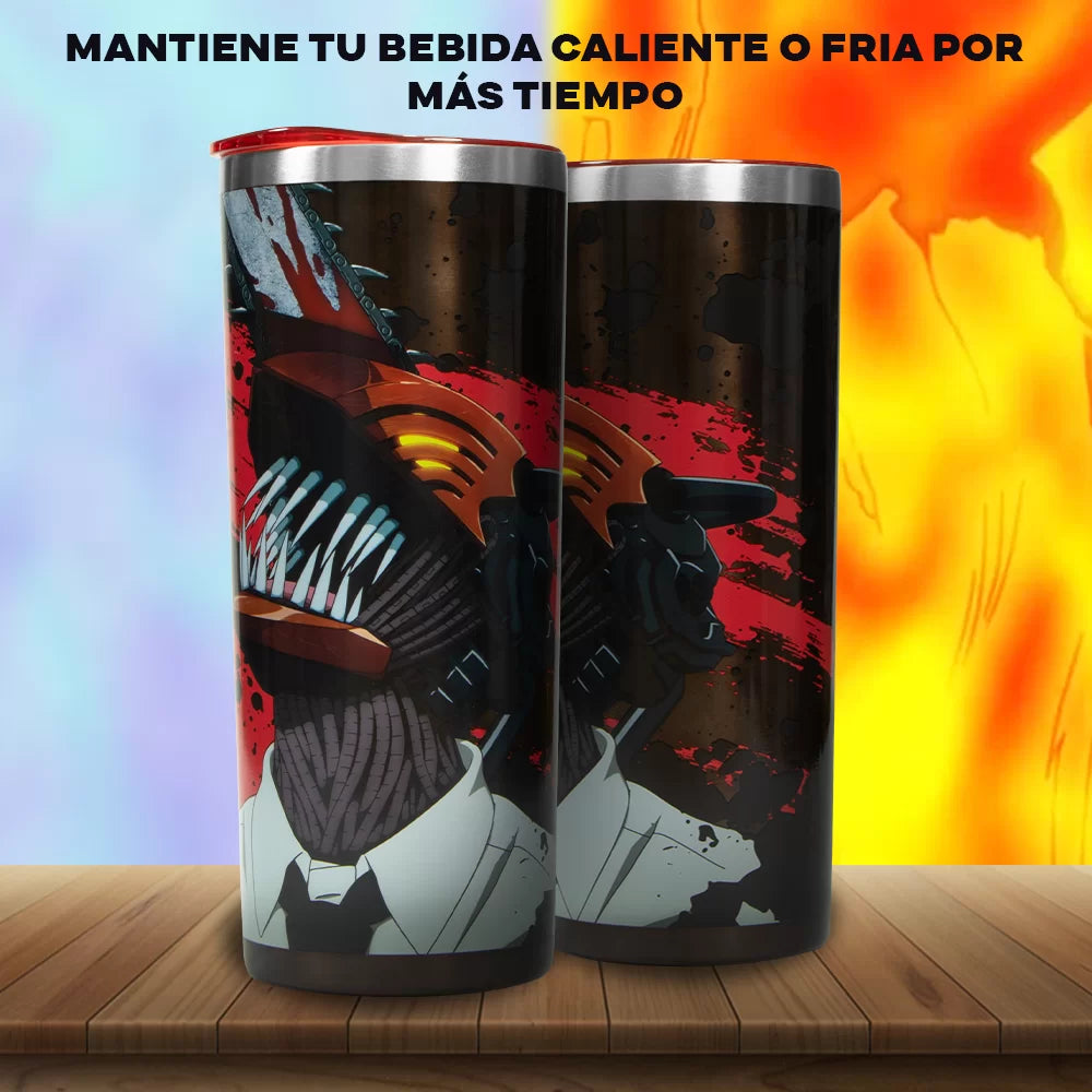 Termo Metálico Chainsaw Man