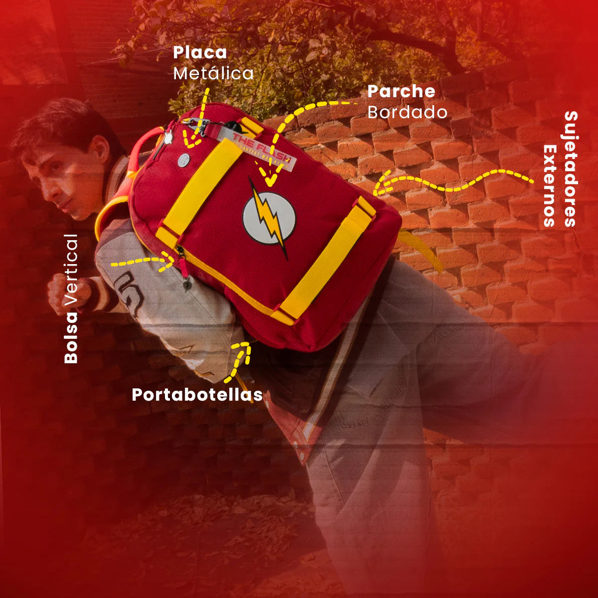 Mochila DC Comics - Flash Skate
