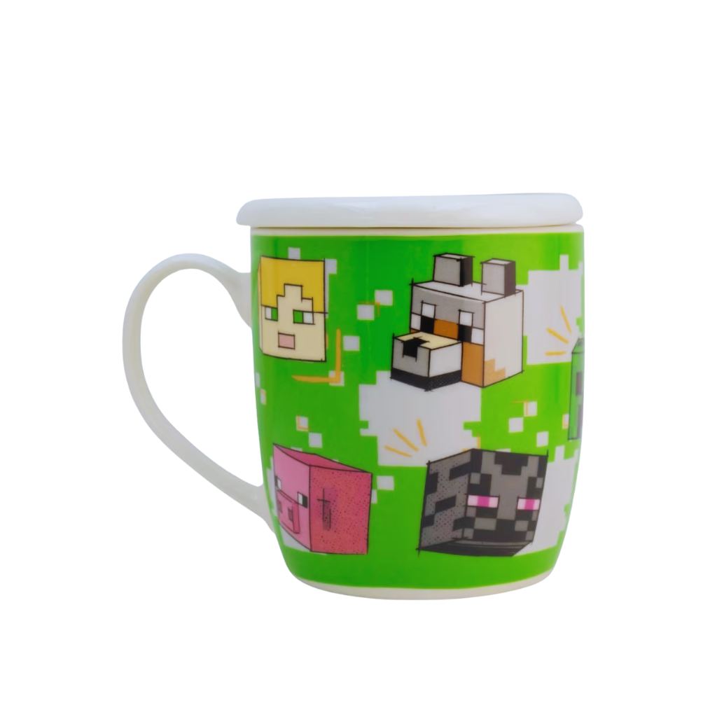 Taza con Tapa Minercraft