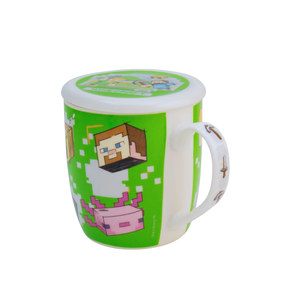Taza con Tapa Minercraft