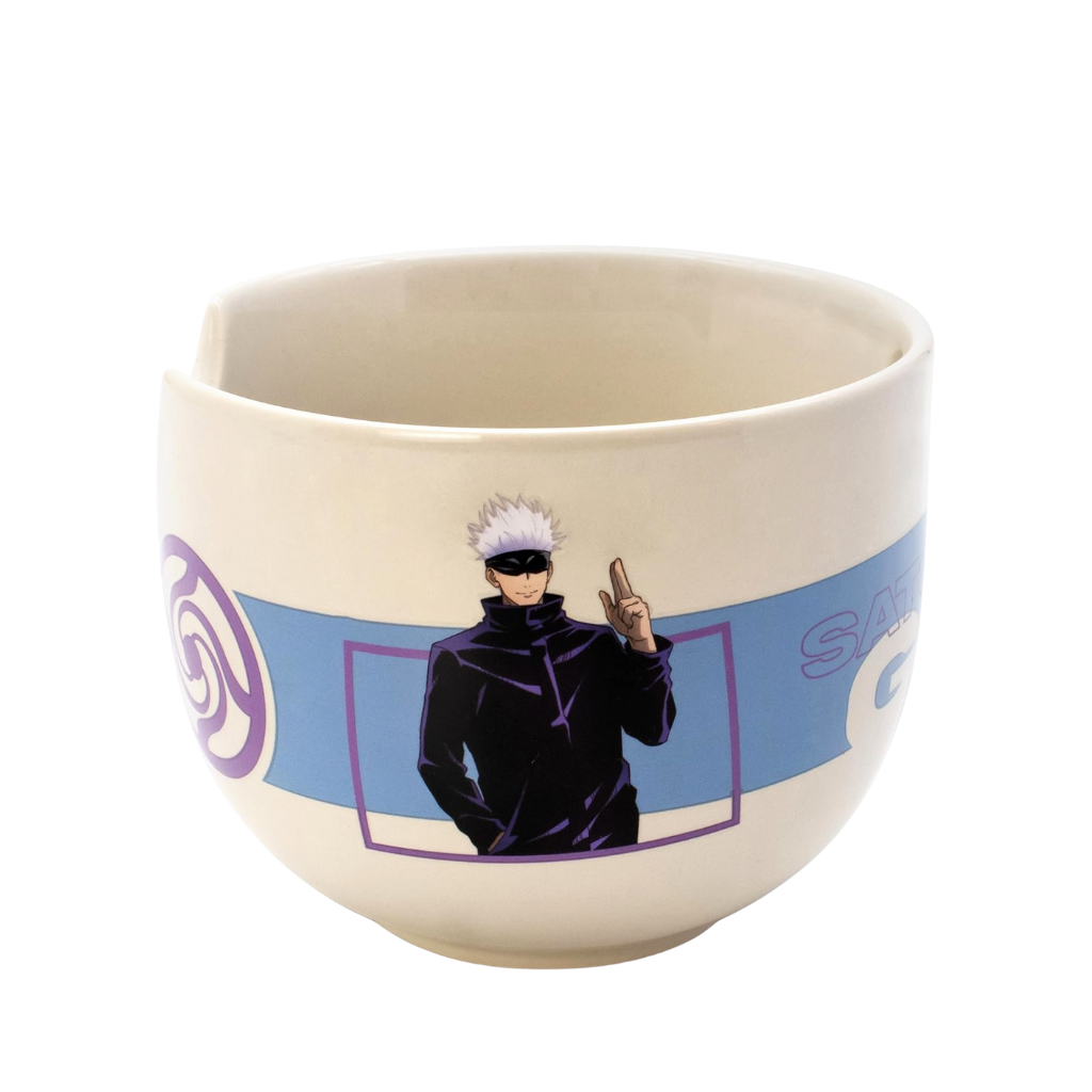 Bowl de Ramen con Cuchara y Palillos Jujutsu Kaisen - Satoru Gojo