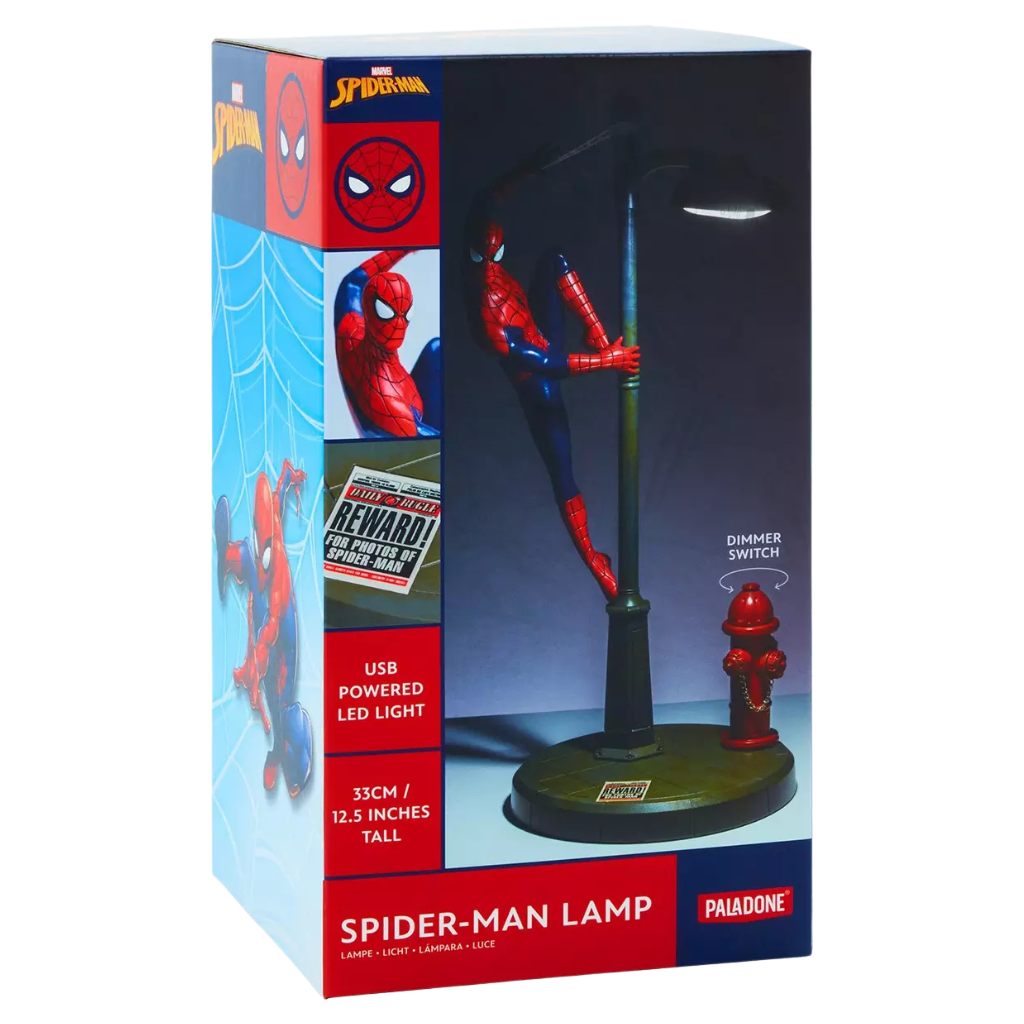 Lámpara de Escritorio con Figura de Spider-Man de Marvel