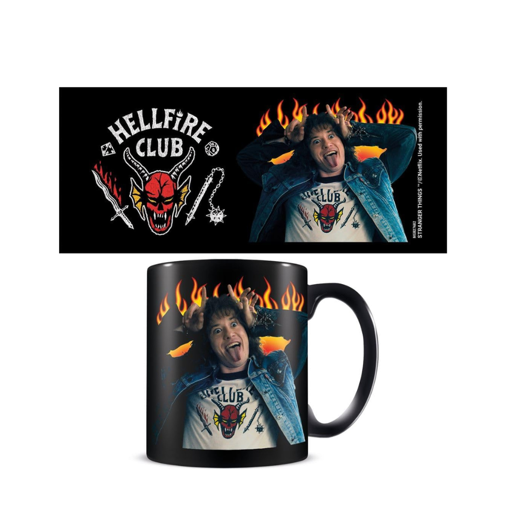Taza Stranger Things Hellfire Club & Eddie