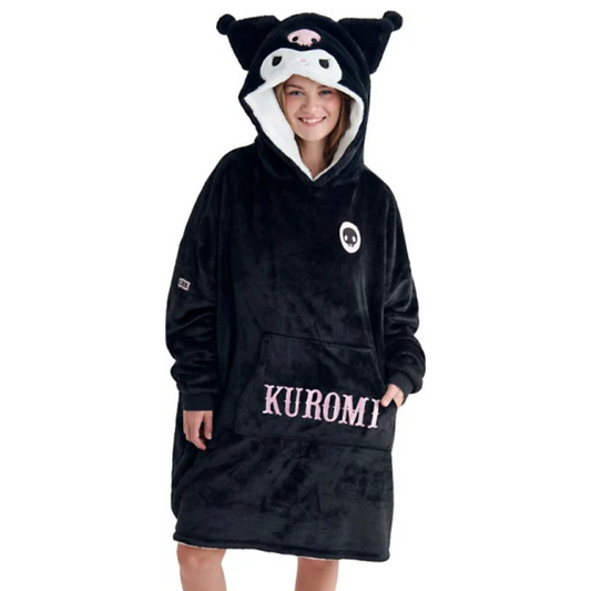 Maxisudadera Sanrio Reversible Kuromi - Hello Kitty