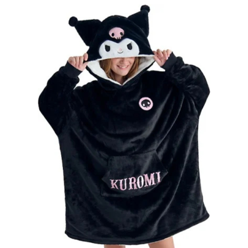 Maxisudadera Sanrio Reversible Kuromi - Hello Kitty