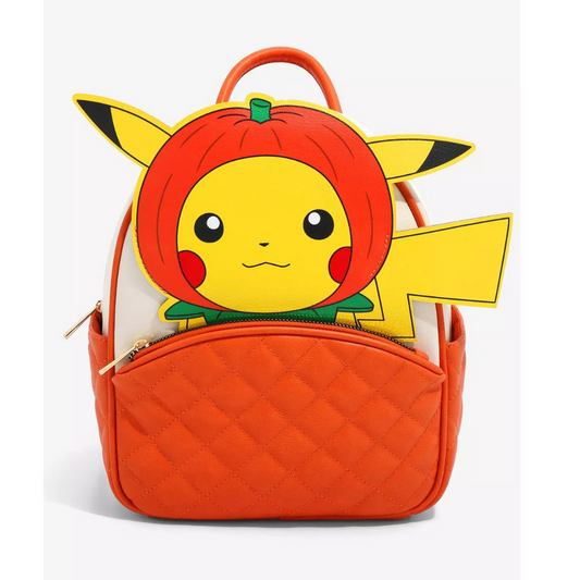Mini Mochila Pokémon Pikachu Calabaza Halloween