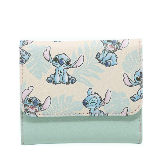 Mini Cartera Loungefly Disney Lilo & Stitch con Hojas Tropicales