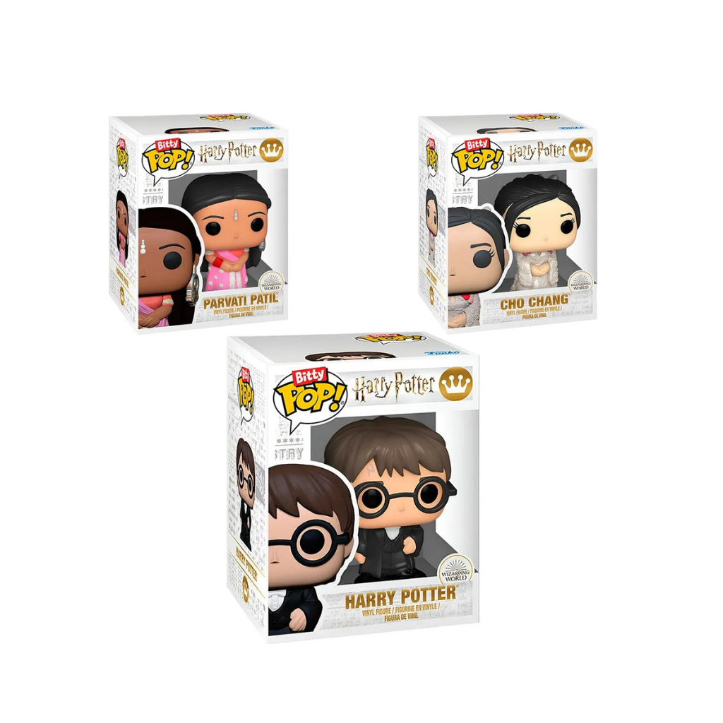 Funko Bitty Pop: Harry Potter y El Caliz De Fuego - Harry 4 Pack