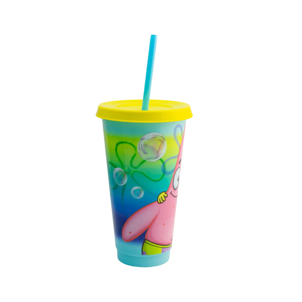 Vaso con Popote Bob Esponja