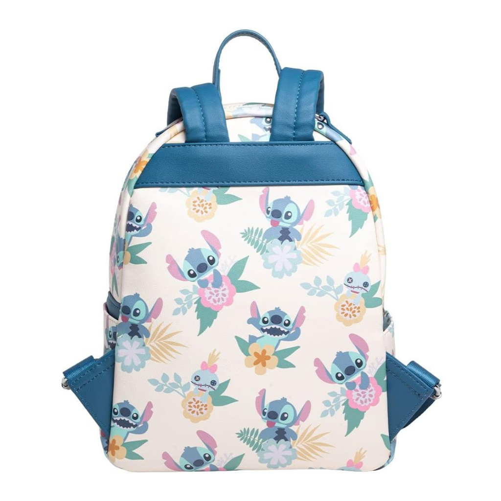Mini Mochila Loungefly x Disney Lilo & Stitch - con Flores Hawaianas