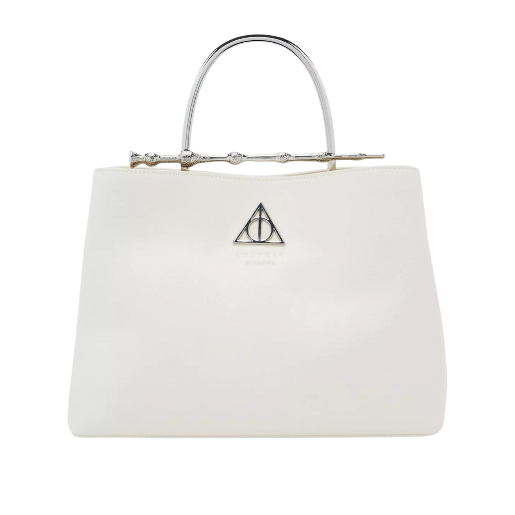 Bolso Loungefly Harry Potter con Varita de Saúco en Crema