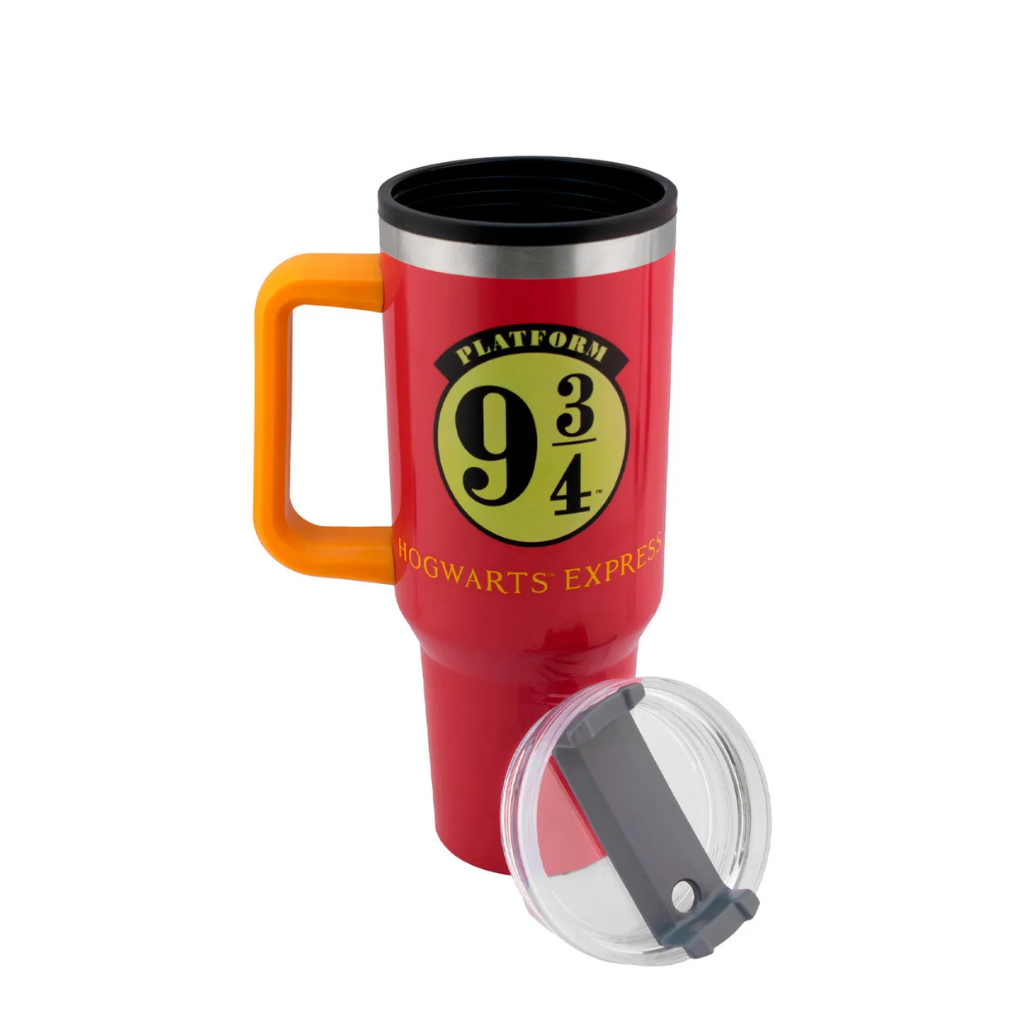 Termo Con Asa Y Popote de Harry Potter - Hogwarts Express