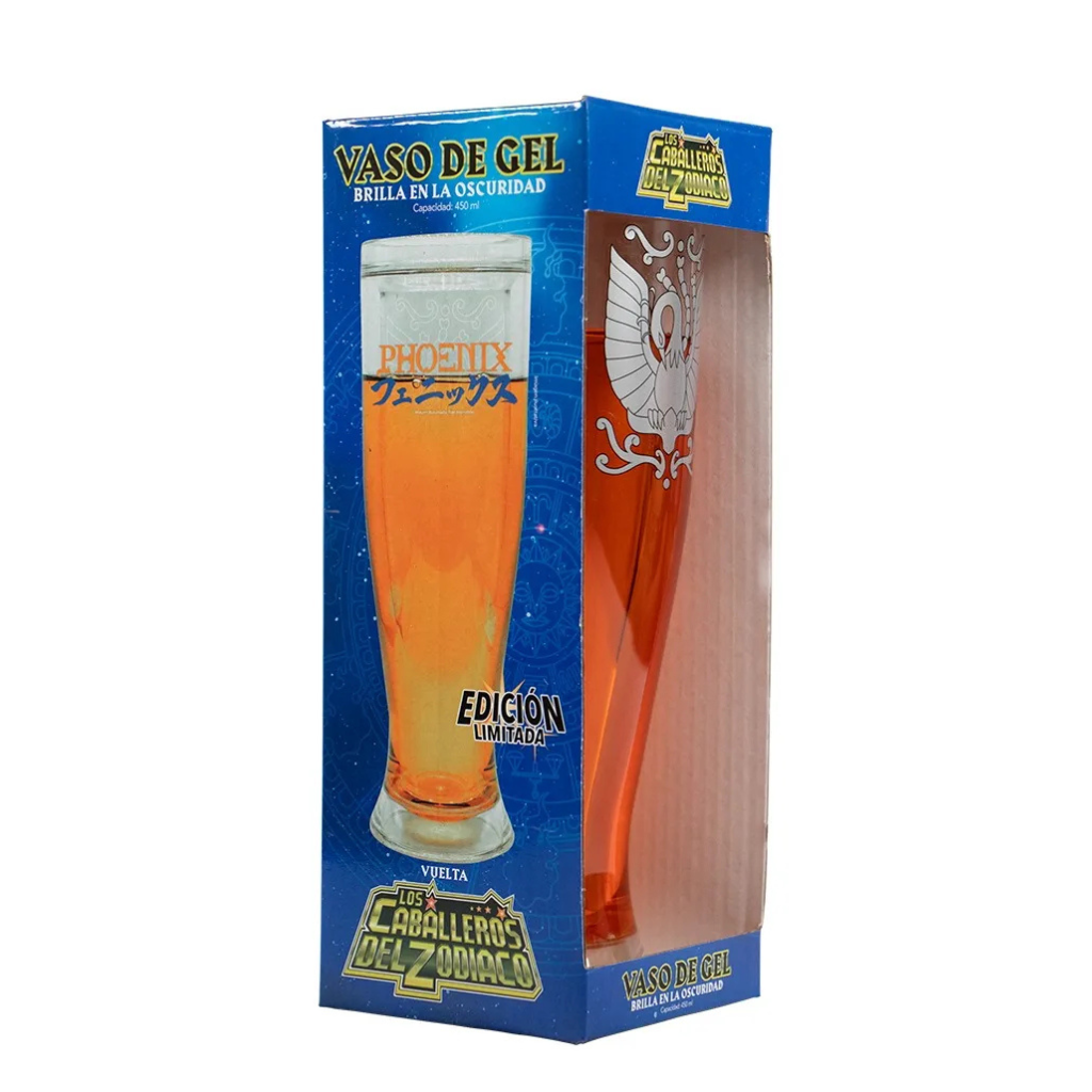 Vaso Mágico Glow In The Dark Fenix - Caballeros Del Zodiaco
