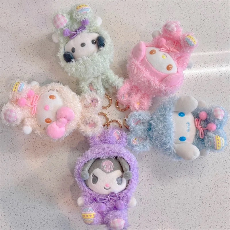 Llavero Peluche Kuromi Bunny Sanrio