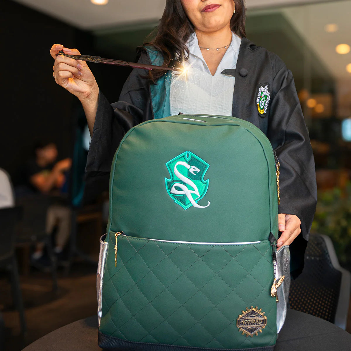 Mochila Slytherin Hogwarts Legacy