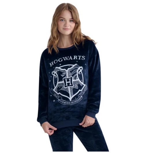 Pijama Hogwarts de Terciopelo – Harry Potter