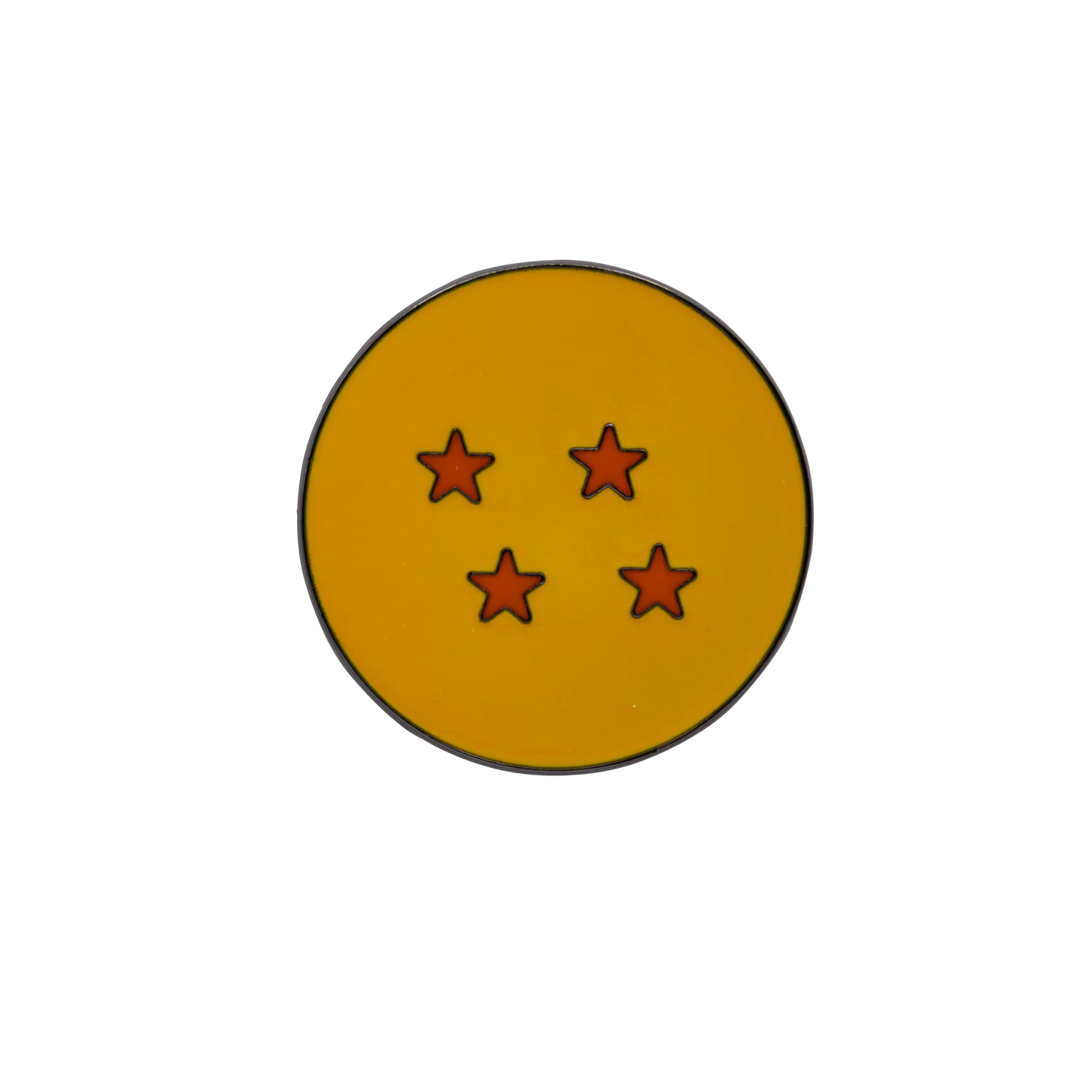 Set de 4 pines Dragon Ball Clásico (Gokú, Krilin, Esfera y Kanji)