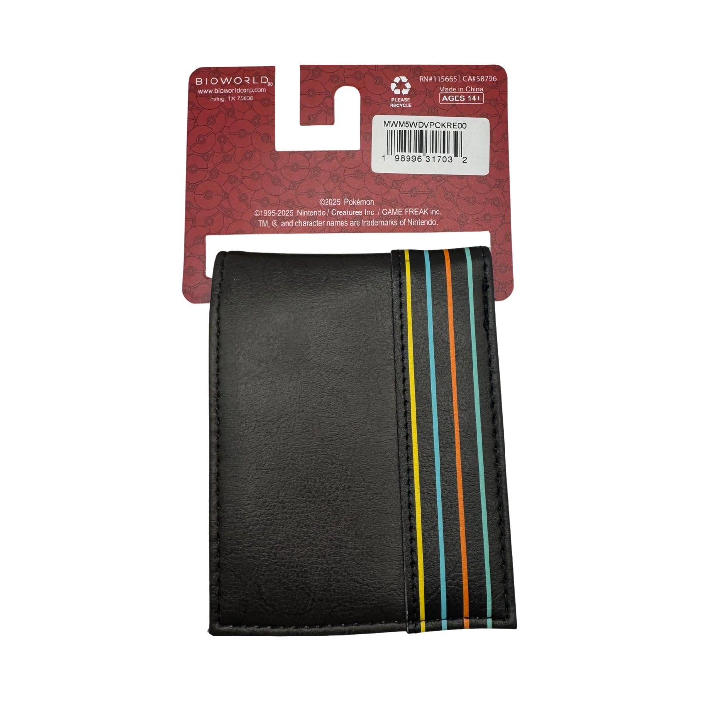 Cartera Bifold Iniciales y Pikachu - Pokémon