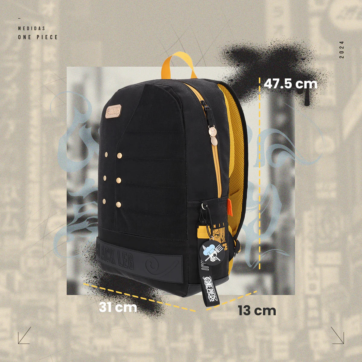 Mochila One Piece - Sanji Black Leg