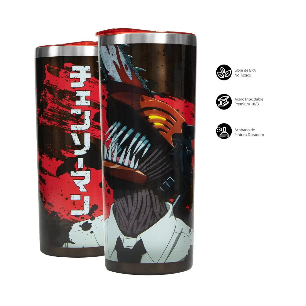 Termo Metálico Chainsaw Man
