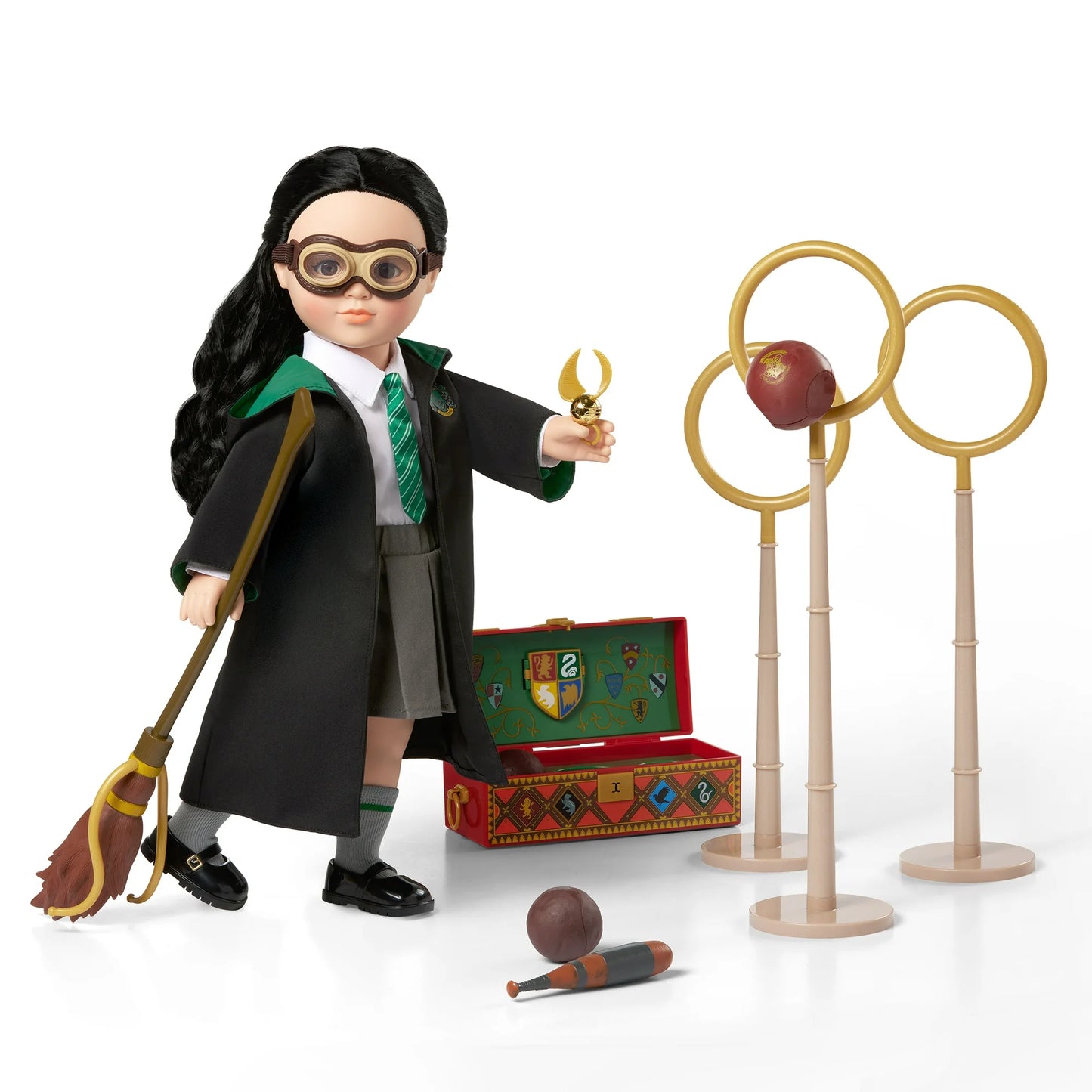 Accesorios Harry Potter™ Quidditch con Snitch Dorada para Muñecas