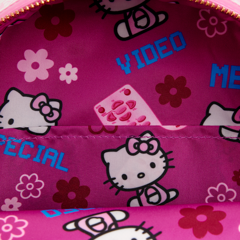 Mini Mochila Loungefly Lenticular De Sanrio Hello Kitty Vintage TV