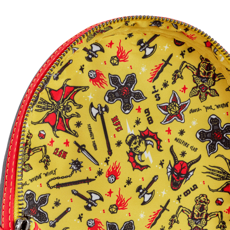 Mini Mochila Loungefly Stranger Things Hellfire Club