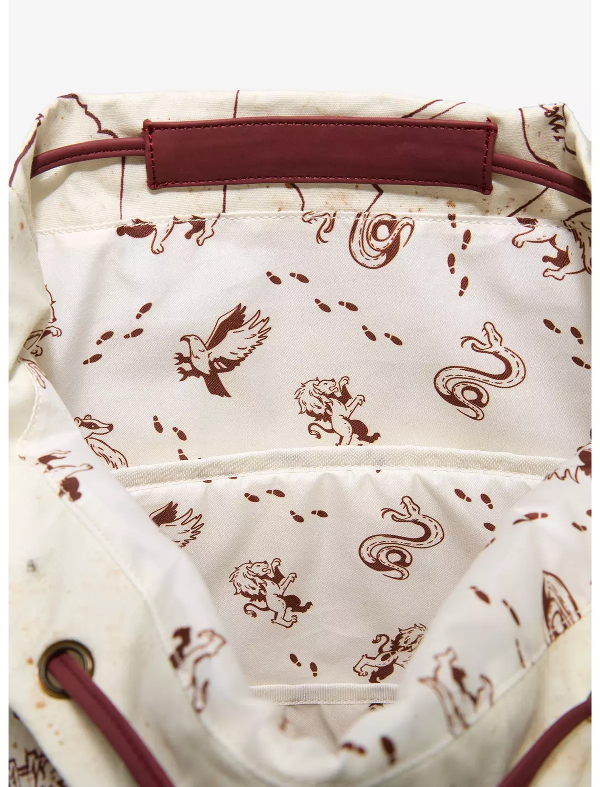 Mochila Harry Potter de El Mapa Merodeador con Luz UV Activado