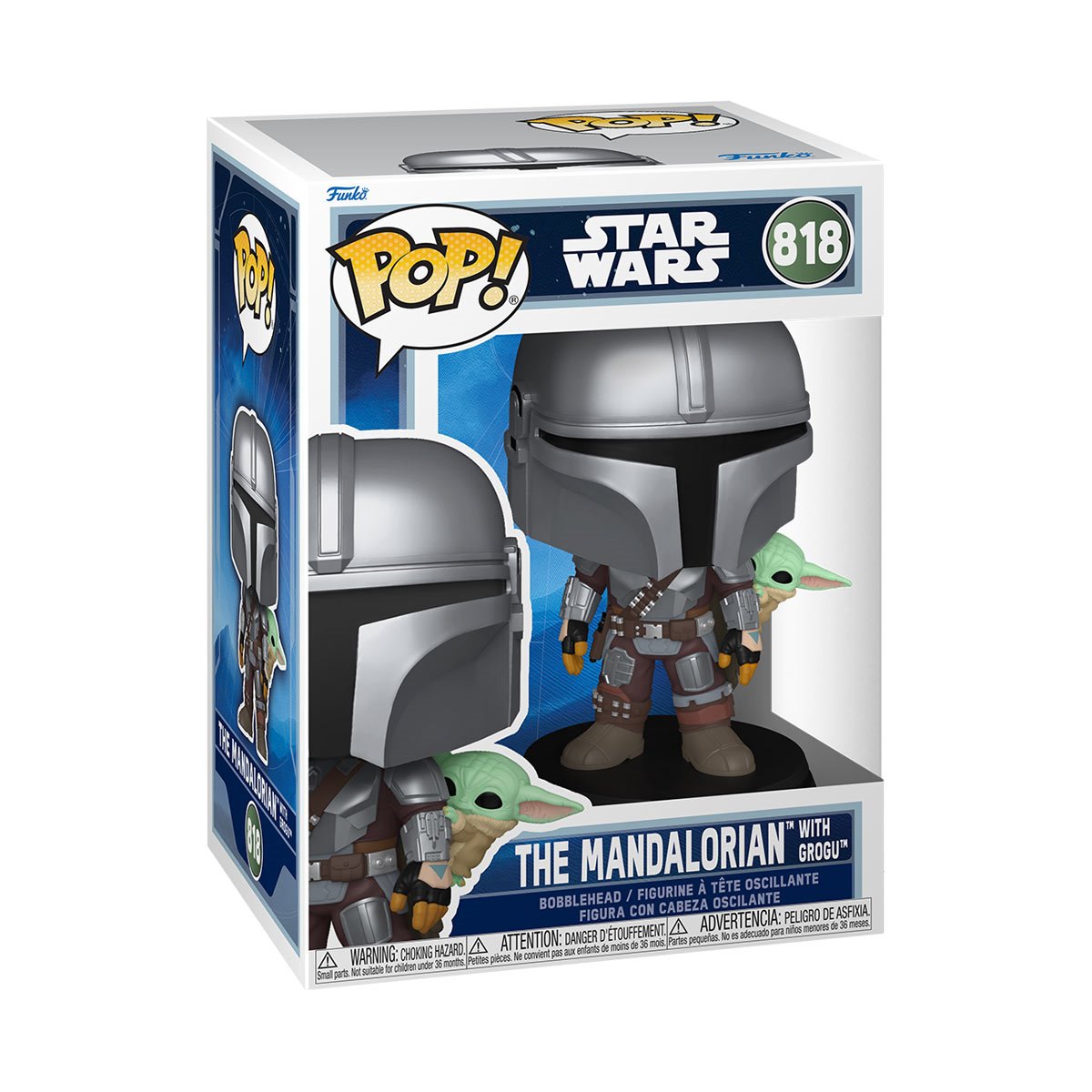Funko Pop Star Wars: Mando & Grogu - Mandalorian