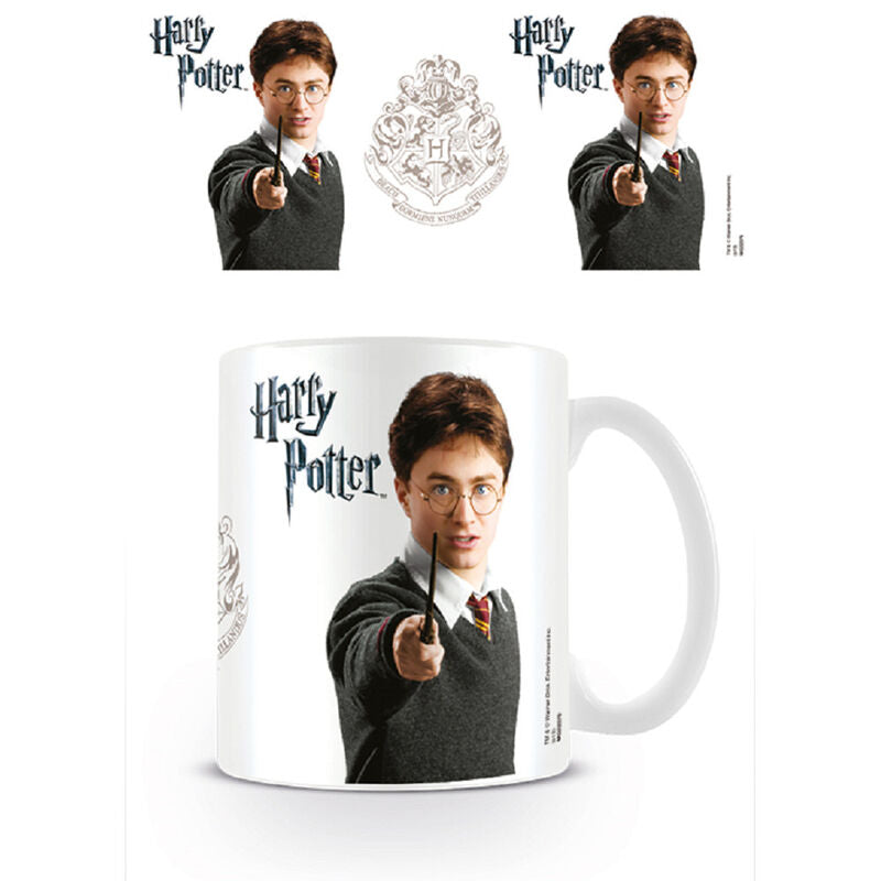 Taza Harry Potter - Harry Y Escudo Hogwarts