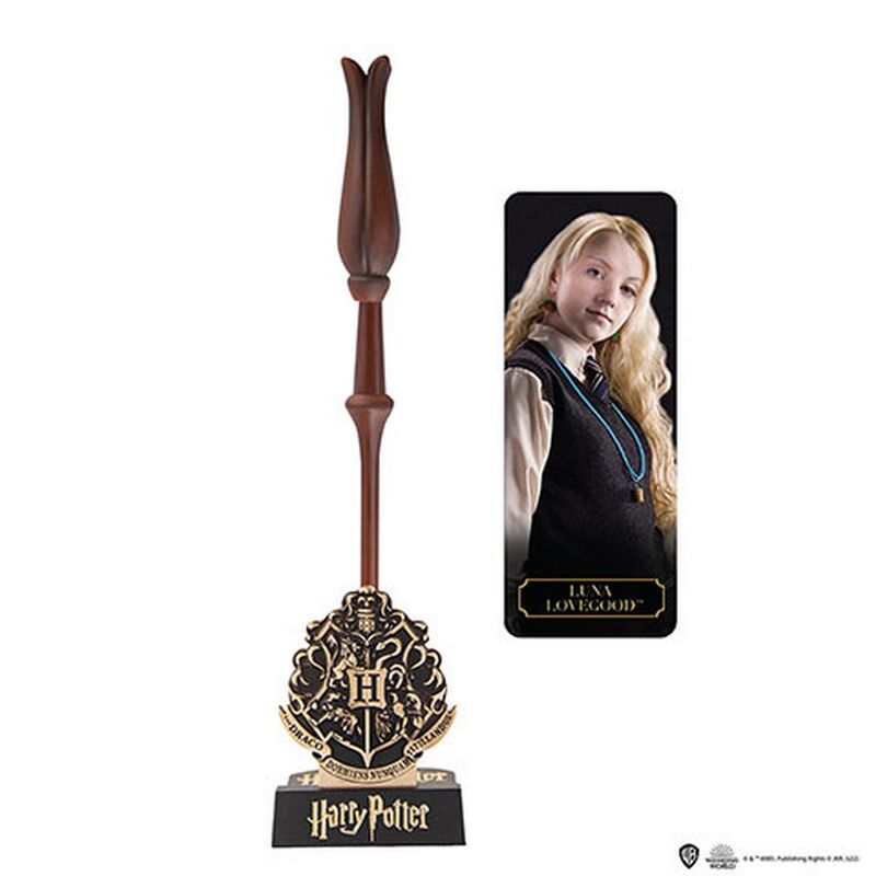 Bolígrafo De Varita Con Soporte Luna Lovegood Harry Potter