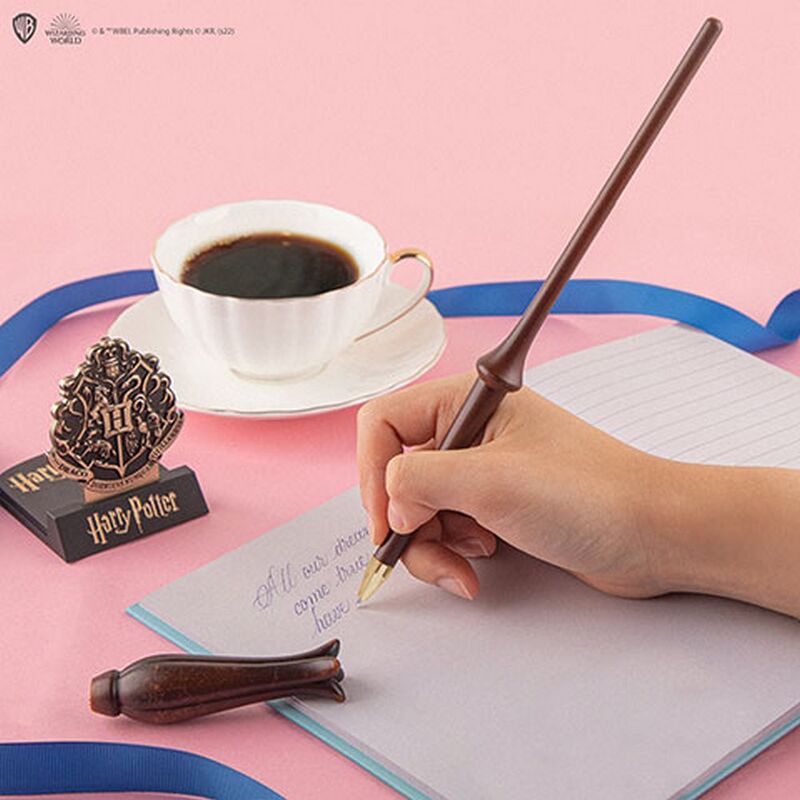 Bolígrafo De Varita Con Soporte Luna Lovegood Harry Potter
