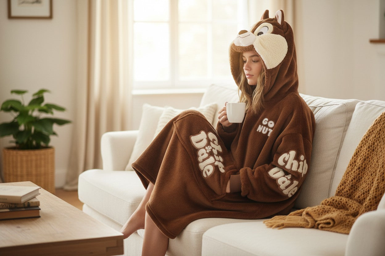 Maxisudadera Chip & Dale