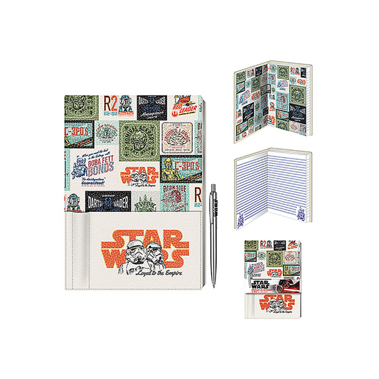 Set Cuaderno Y Bolígrafo Star Wars A5 Premium