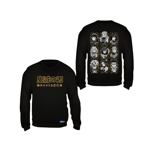 Sudadera Nueve Hashira - Demon Slayer